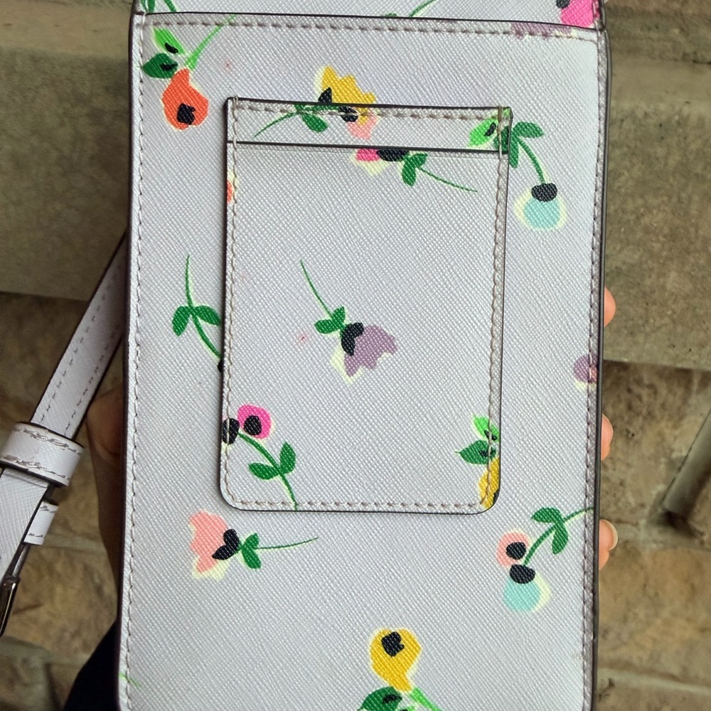 kate spade lilac floral crossbody phone bag - Picture 12 of 16
